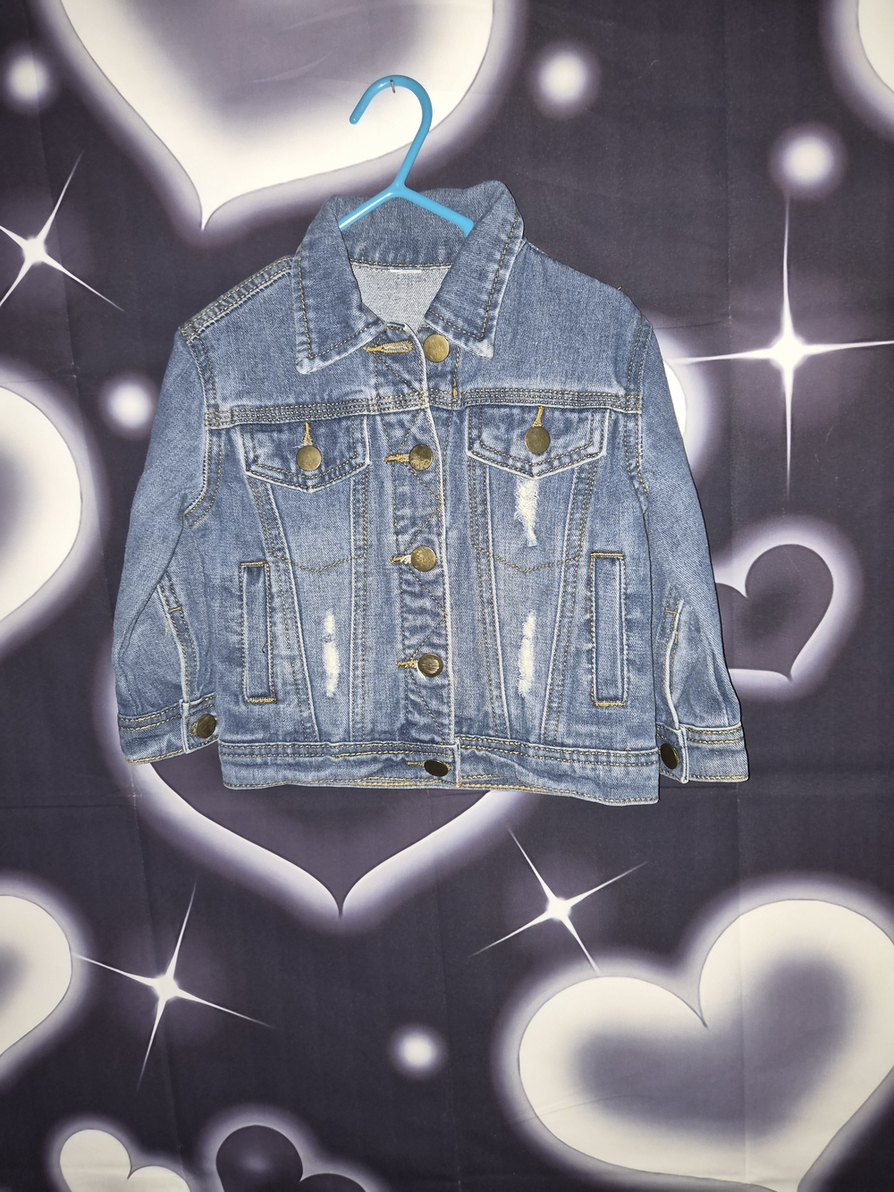 Kids Blue Denim Jacket - Classic Jean Coat